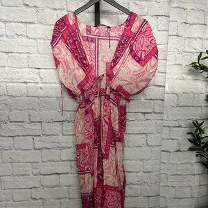 Zara Printed Midi Dress
